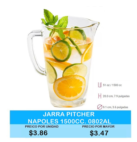 Jarra Pitcher Napoles 1500 CC