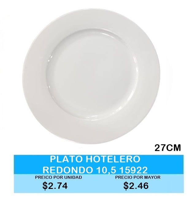 PLATO HOTELERO REDONDO 10,5 15922