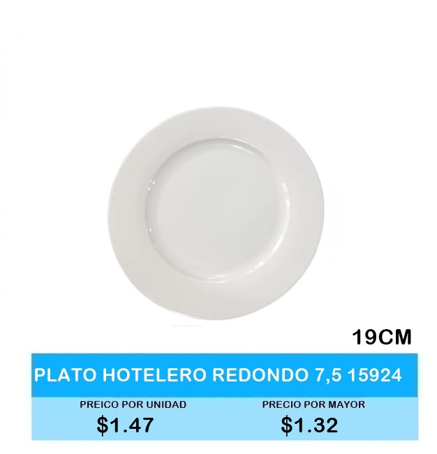 PLATO HOTELERO REDONDO 7,5 15924