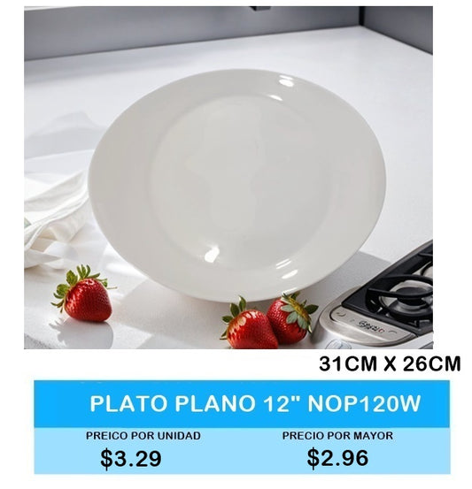 Plato Plano 12" NOP120W