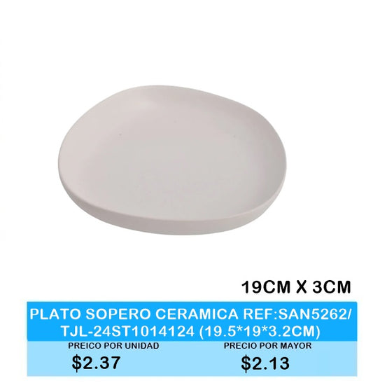 PLATO SOPERO CERAMICA REF SAN5262 TJL 24ST1014124