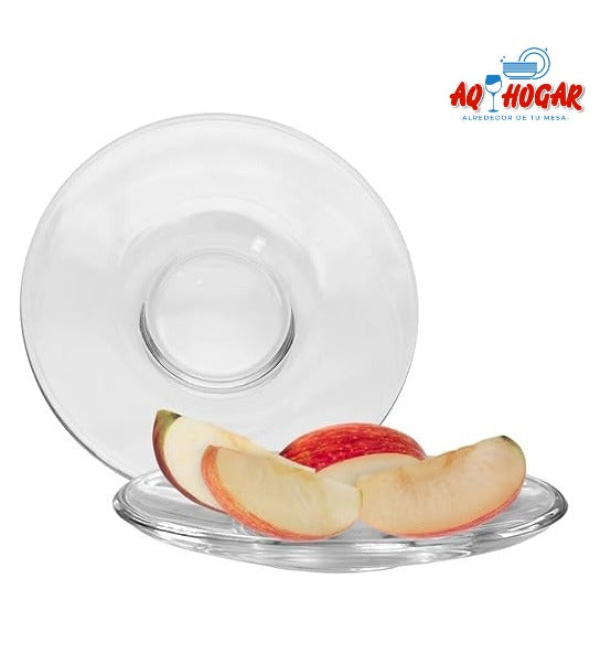 PLATO DE TE TRANSPARENTE LXP7012