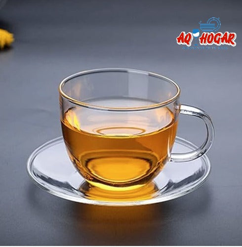 PLATO DE TE TRANSPARENTE LXP7012