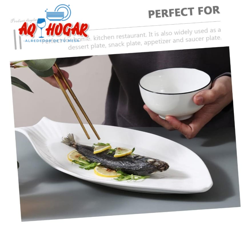 PLATO PESCADO 40 CM X 16 CM