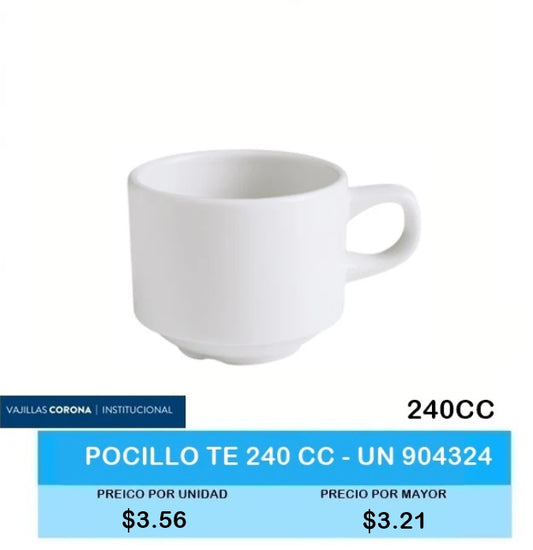 POCILLO TE 240CC