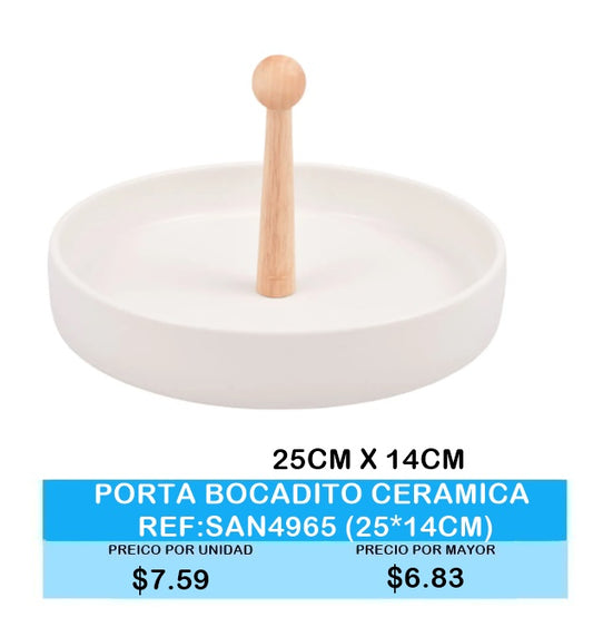 PORTA BOCADITO CERAMICA SAN 4965