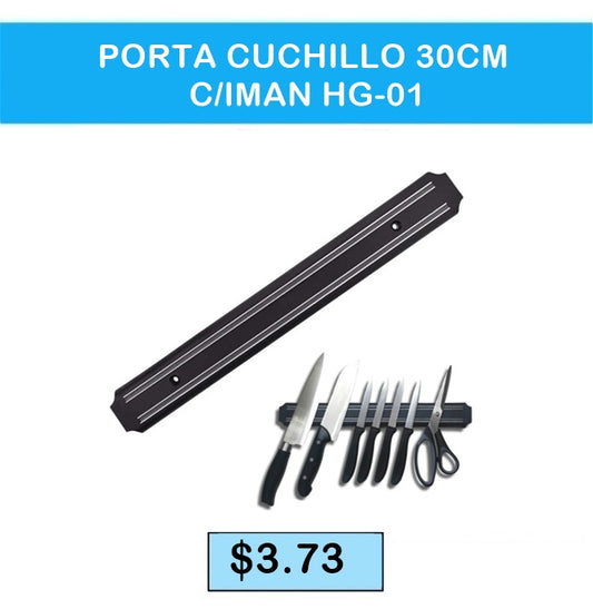 PORTA CUCHILLOS SOPORTE IMANTADO 30 CM