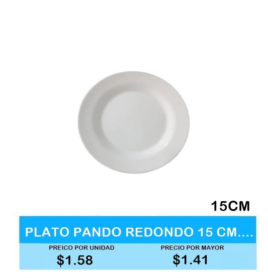 PLATO PANDO 15CM MELAMINE