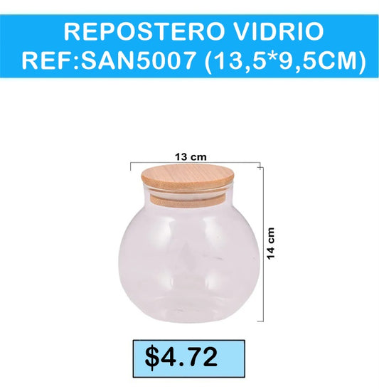 REPOSTERO DE VIDRIO SAN 5007
