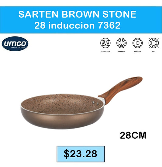 SARTEN BROWN STONE 28 INDUCCION 7362