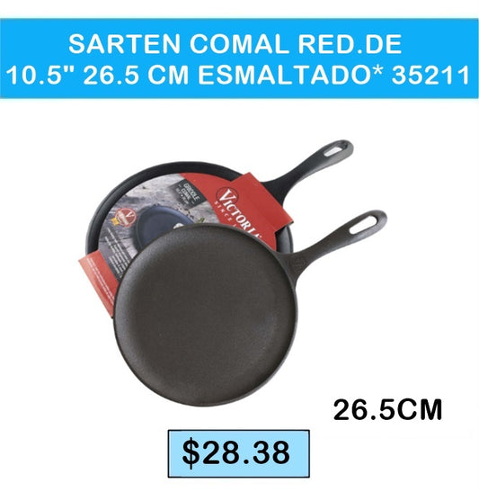 SARTEN COMAL RED ESMALTADO 26 CM 35211