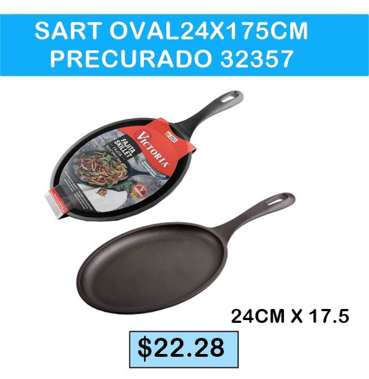 SARTEN OVALADO  PRECURADO 32357