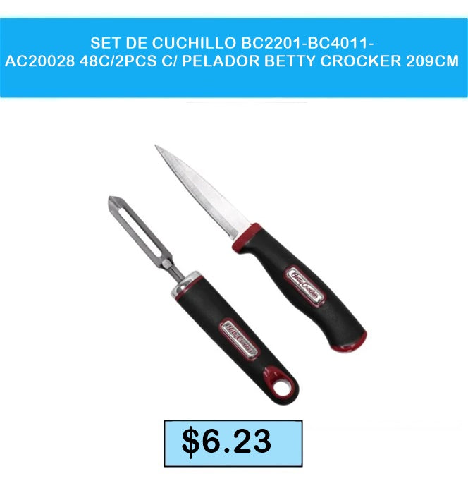 SET DE CUCHILLO Y AFILADOR CROCKER