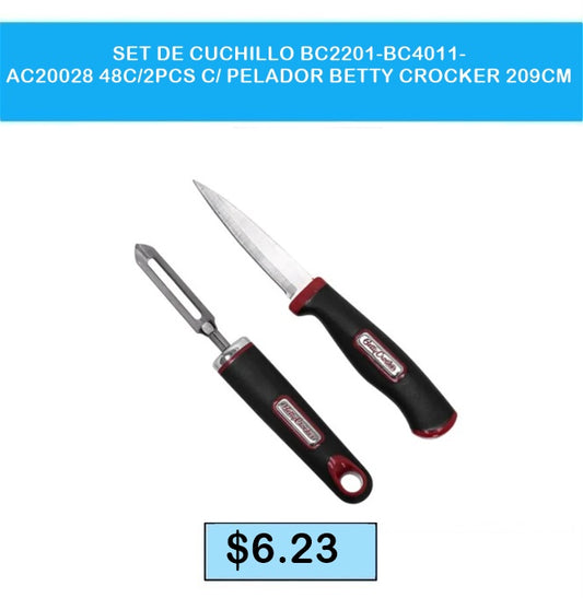 SET DE CUCHILLO Y AFILADOR CROCKER