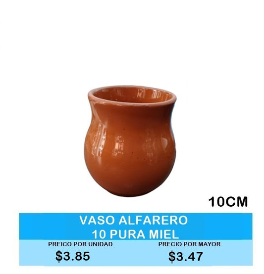Vaso Alfarero 10CM Pura Miel