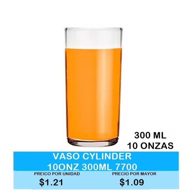 Vaso Cylinder 10 ONZ 300ML