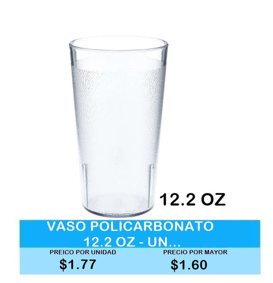 VASO DE POLICARBONATO 12.2 ONZ