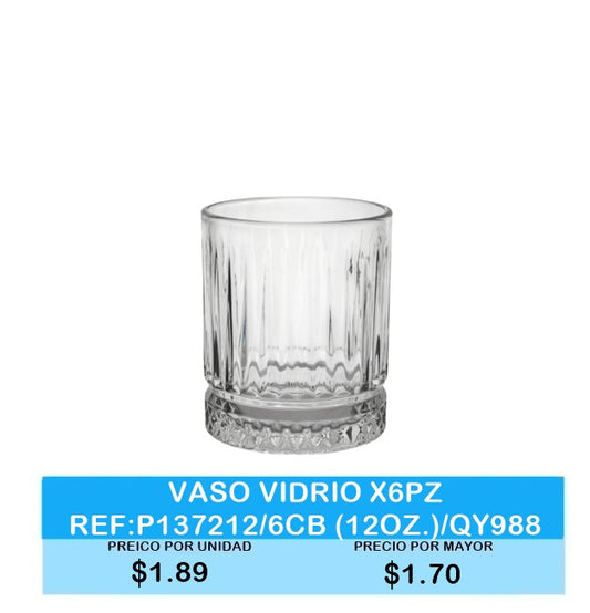 VASO VIDRIO 12 OZ P137212