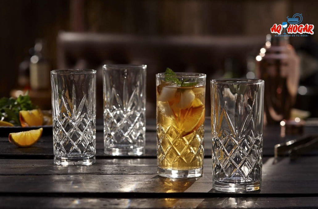 VASO VIDRIO WHISKY X6 PZ. REF:P35812B/6CB (12OZ)