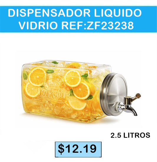 DISPENSADOR LIQUIDO VIDRIO