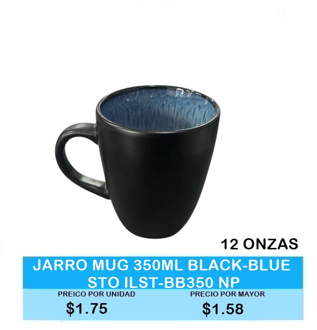 JARRO MUG BLACK BLUE STO ILS-BB350
