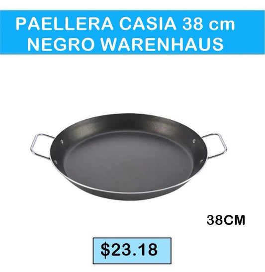 PAELLERA CASIA 38CM NEGRO WARENHAUS