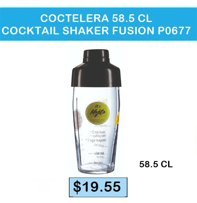 COCTELERA 58.5 CL – COCKTAIL SHAKER FUSION P0677