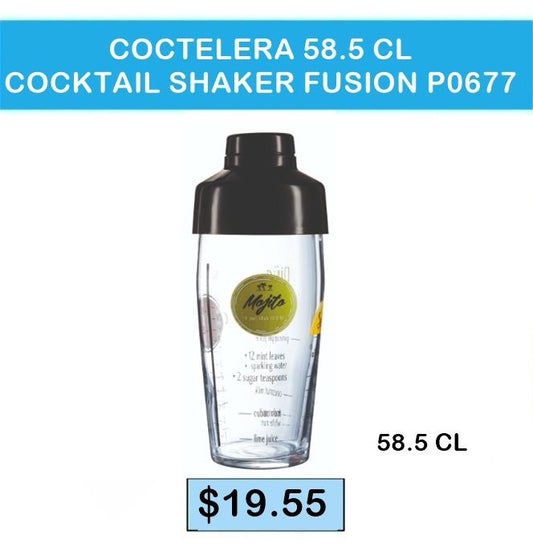 COCTELERA 58.5 CL – COCKTAIL SHAKER FUSION P0677