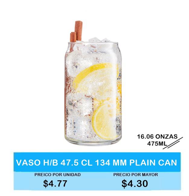 VASO H/B 47.5 CL 134 MM PLAIN CAN