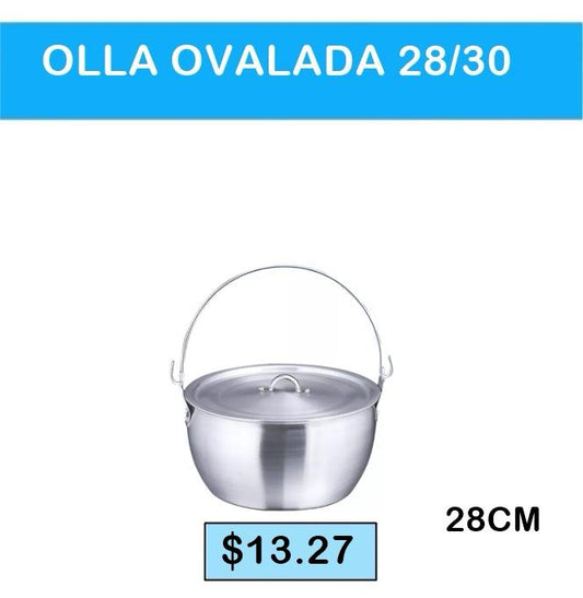 OLLA OVALADA 28CM 28/30