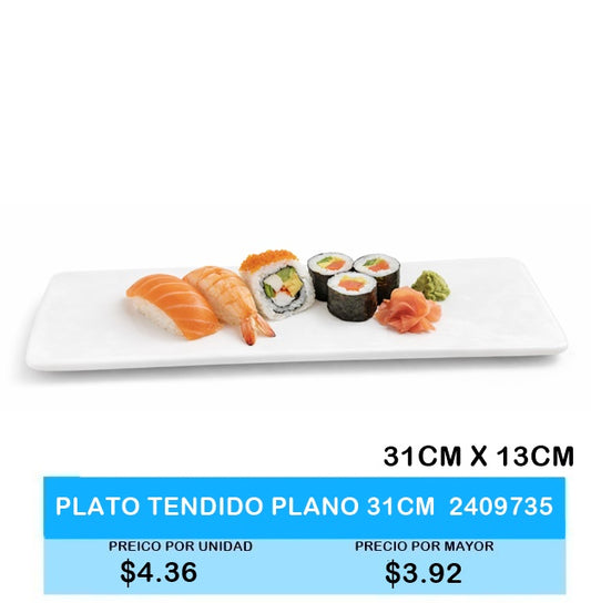 PLATO TENDIDO PLANO 31CM 2409735