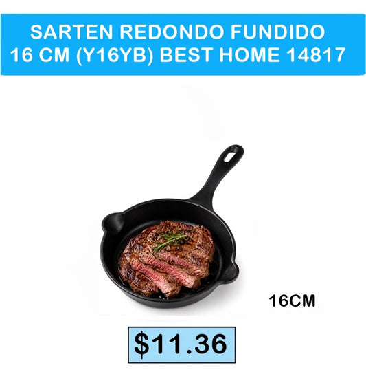 SARTEN REDONDO FUNDIDO 16CM (Y16YB) BEST HOME 14817