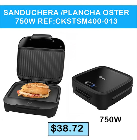 SANDUCHERA / PLANCHA OSTER 750W – REF. CKSTSM400-013