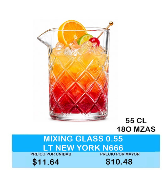 MIXING GLASS 0.55 LT NEW YORK N666