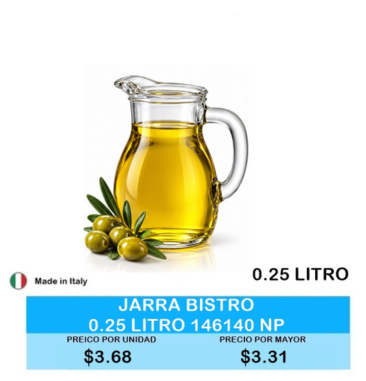 JARRA BISTRO 0.25 LITRO 146140 NP