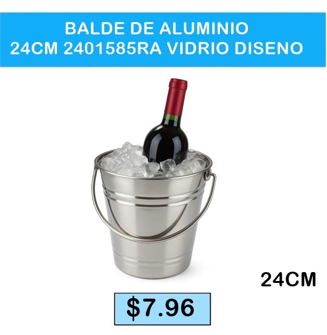 BALDE DE ALUMINIO 24CM 2401585