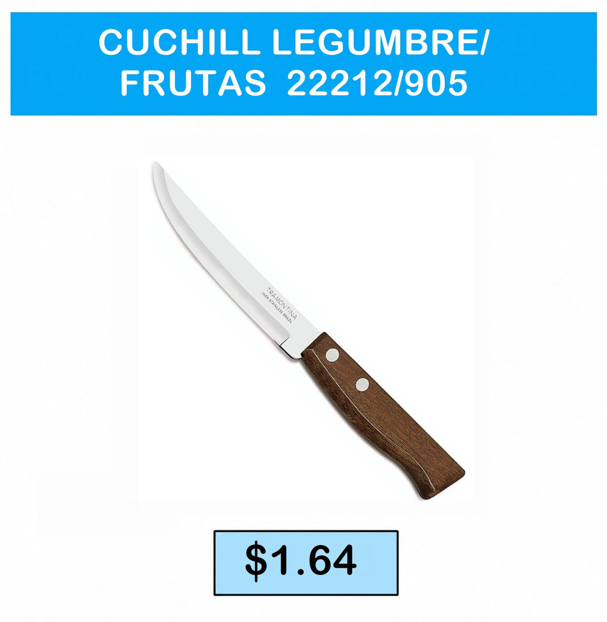 CUCHILL LEGUMBRE/FRUTAS  22212/905