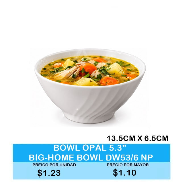 BOWL OPAL 5.3" BIG-HOME BOWL DW53/6 NP