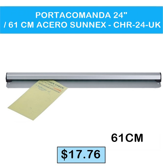 PORTACOMANDA 24" / 61 CM ACERO SUNNEX - CHR-24-UK