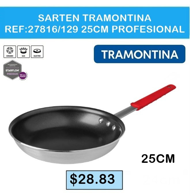 SARTEN TRAMONTINA REF:27816/129 25CM PROFESIONAL