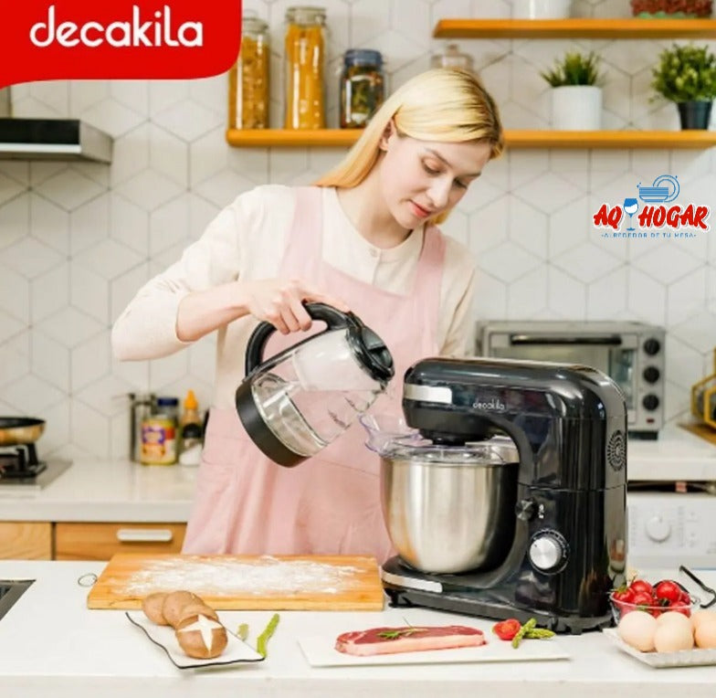 Batidora de Pedestal Decakila 300W – Bowl de Acero Inoxidable 5L | 7 Velocidades