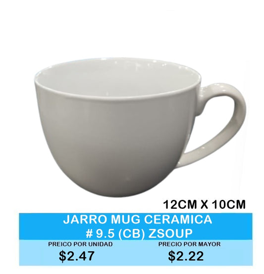 Jarro Mug Ceramica #9.5