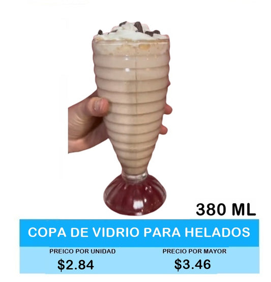 Copa de Vidrio para Helados