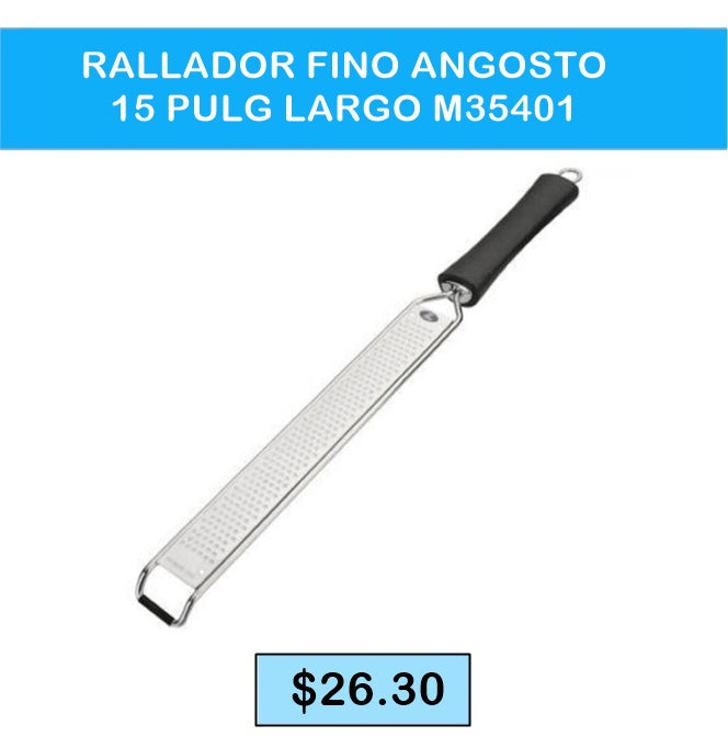 RALLADOR FINO ANGOSTO 15PULG LARGO M35401