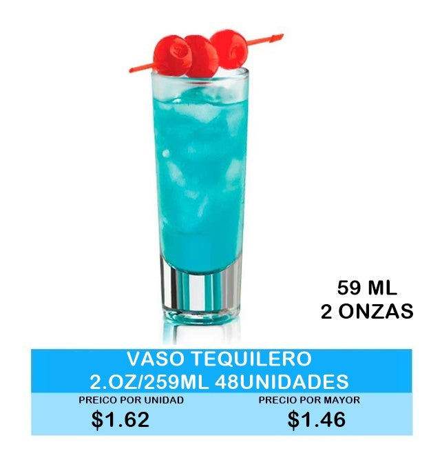 Vaso Tequilero 2.oz/ 259ml