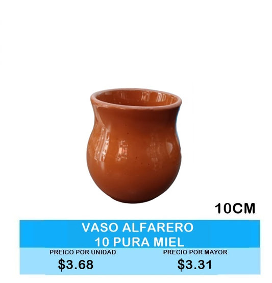 Vaso Alfarero 10CM Pura Miel