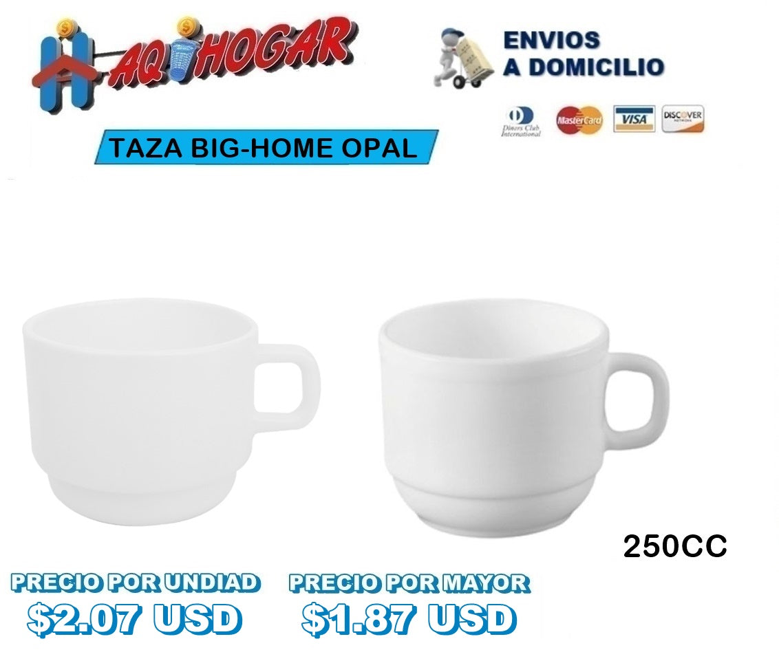 Taza big-home opal 250CC