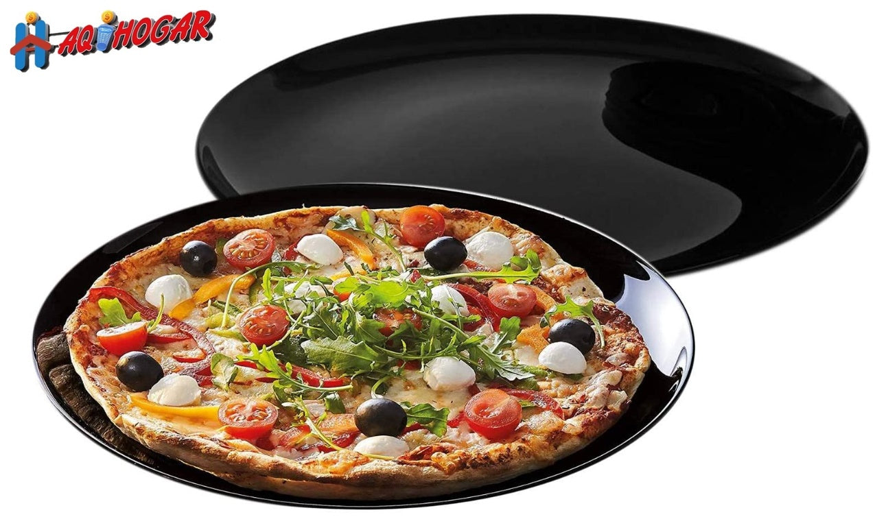 Plato Pizza 32cm Evolutions Noir.